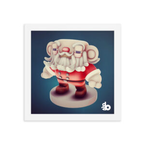 Poster con cornice Santa Claus