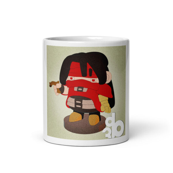 Tazza bianca lucida Vincent Valentine